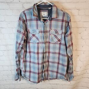 Men's 1897 longsleeve button-down shirt, size Large